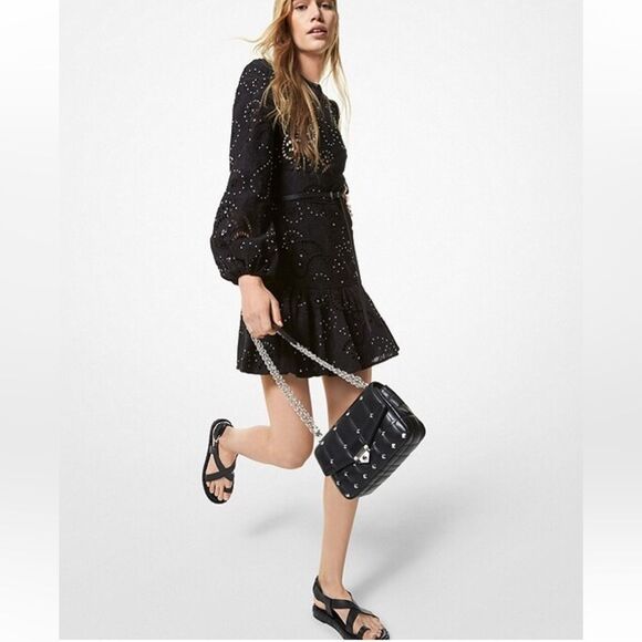 LAST CHANCE MICHAEL MICHAEL KORS EYELET DRESS - Picture 5 of 10